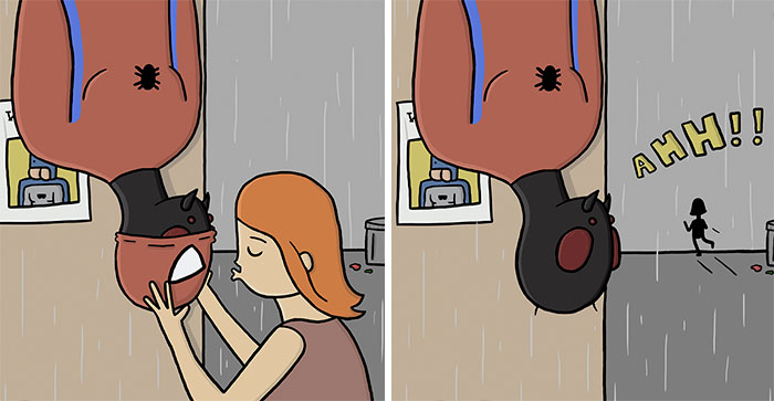 I Illustrated What Would Happen If Movies/ Tv Shows Were Made Nowadays Or In Real Life