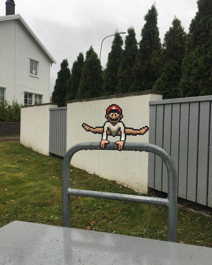 Artist Mixes Pixel Art With Reality And The Result Was Really Fun