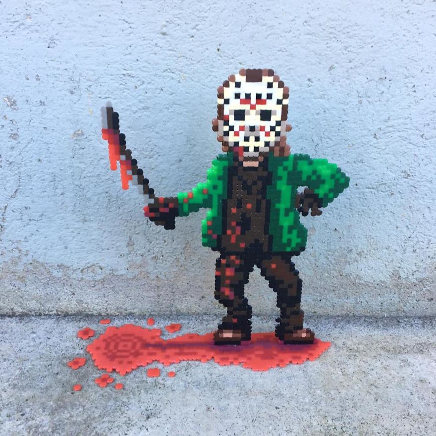 Artist Mixes Pixel Art With Reality And The Result Was Really Fun