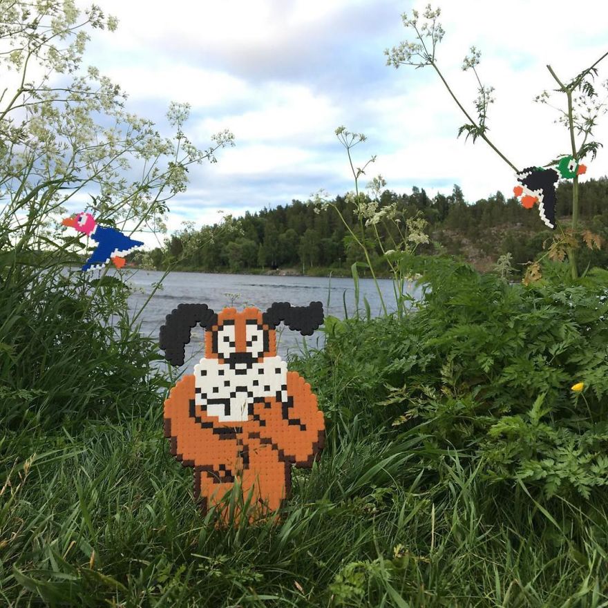 Artist Mixes Pixel Art With Reality And The Result Was Really Fun