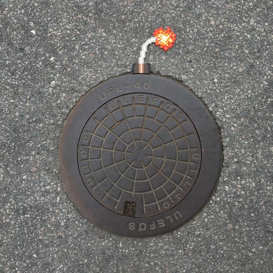 Artist Mixes Pixel Art With Reality And The Result Was Really Fun