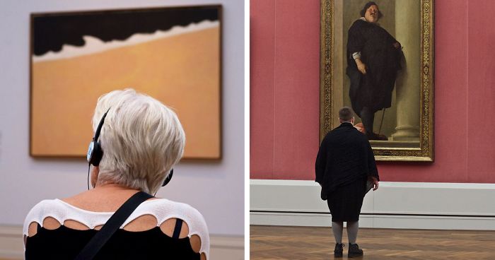 Photographer Spends Eternity Waiting For Museum Visitors To Match Artworks And The Result Is Worth The Wait