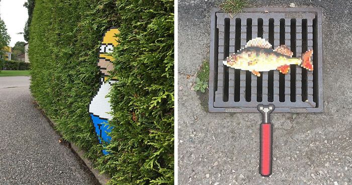 Someone Is ‘Vandalising’ Streets With Pixel Art, And The Result Is Awesome