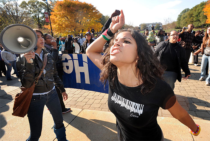 A Protest Led By Students For Justice In Palestine At The University Of Maryland, College Park, 2009