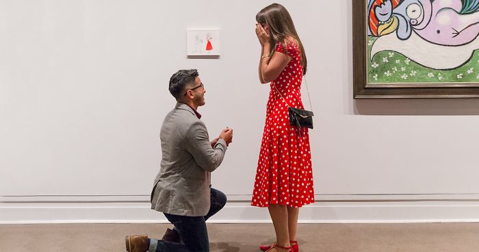 Guy’s Proposal Will Probably Get Him Banned From The Met For Life, But It Was Totally Worth It