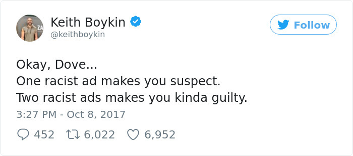 Dove's 'Racist' Ad Angers People, And They Can't Believe It Actually Happened In 2017 Dove's 'Racist' Ad Angers People, And They Can't Believe It Actually Happened In 2017