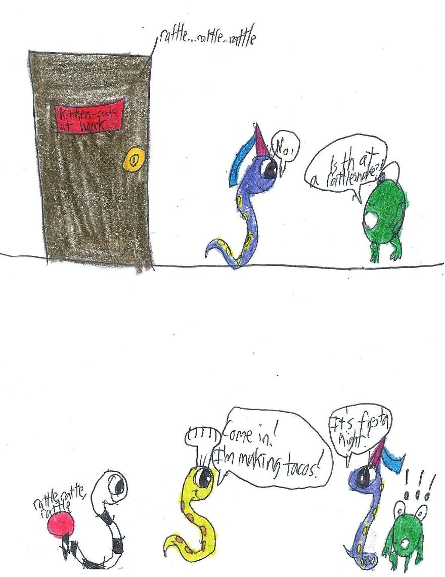 I Make Cute Drawings To Show People Snakes Aren't Evil