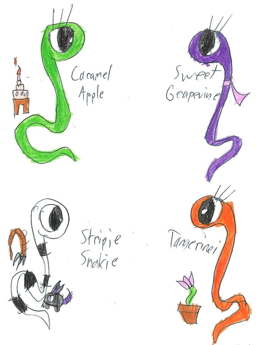 I Make Cute Drawings To Show People Snakes Aren't Evil