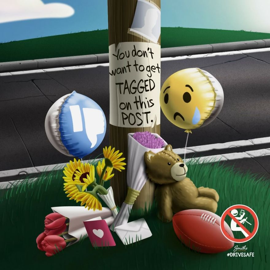 Distracted Drivers Warned They Could Be Gone In An Insta Distracted Drivers Warned They Could Be Gone In An Insta