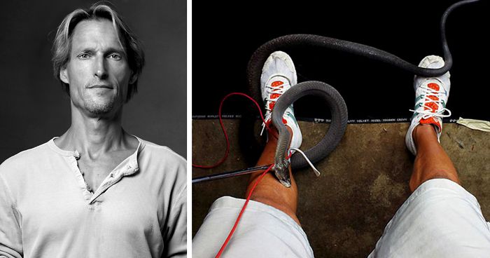 Photographer Gets Bitten By A Deadly Black Mamba, Still Manages To Finish The Photoshoot