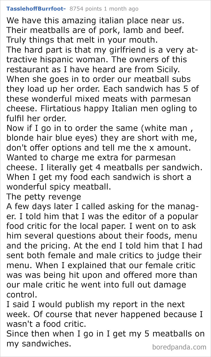 Why You Short Me A Meatball?