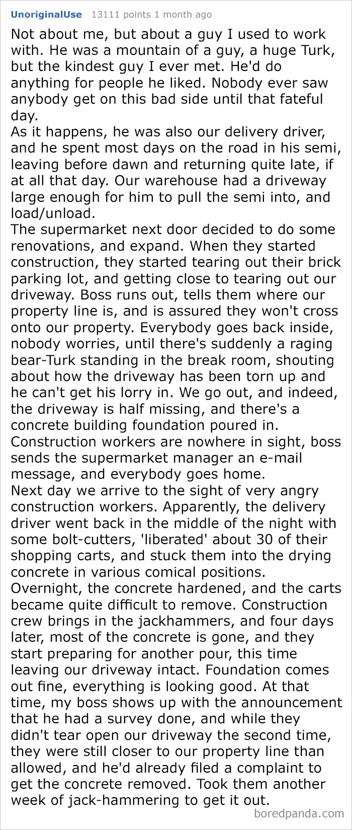 Tear Open Our Driveway To Pour Concrete? Fine, You'll Probably Enjoy Having To Dig The Concrete Out Of The Ground. Twice