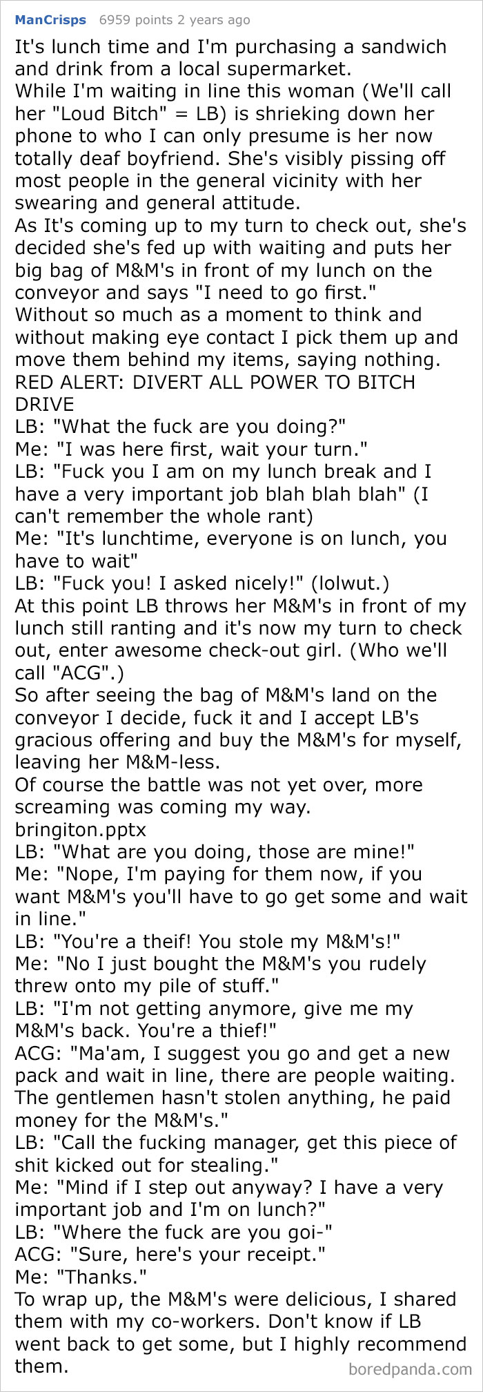 F*ck It, I Like M&M's