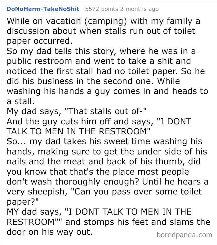 I Dont Talk To Men In The Restroom