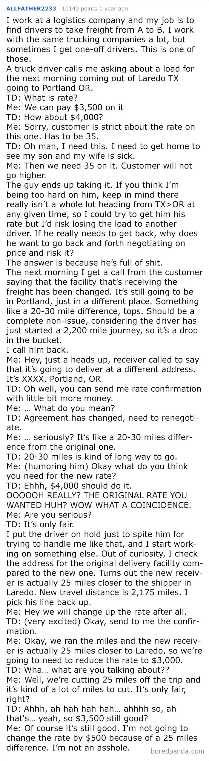 It's Only Fair, Right?