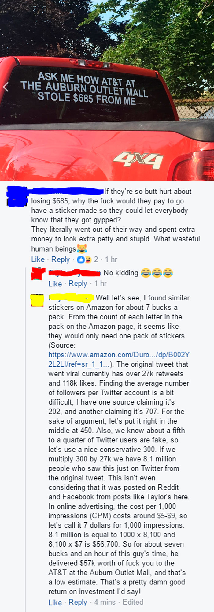 Cost-Efficiency Of Petty Revenge