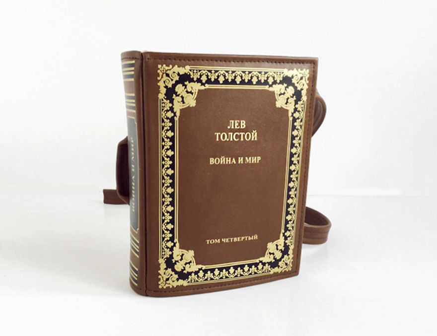 Leo Tolstoy. "War And Peace" Book Bag