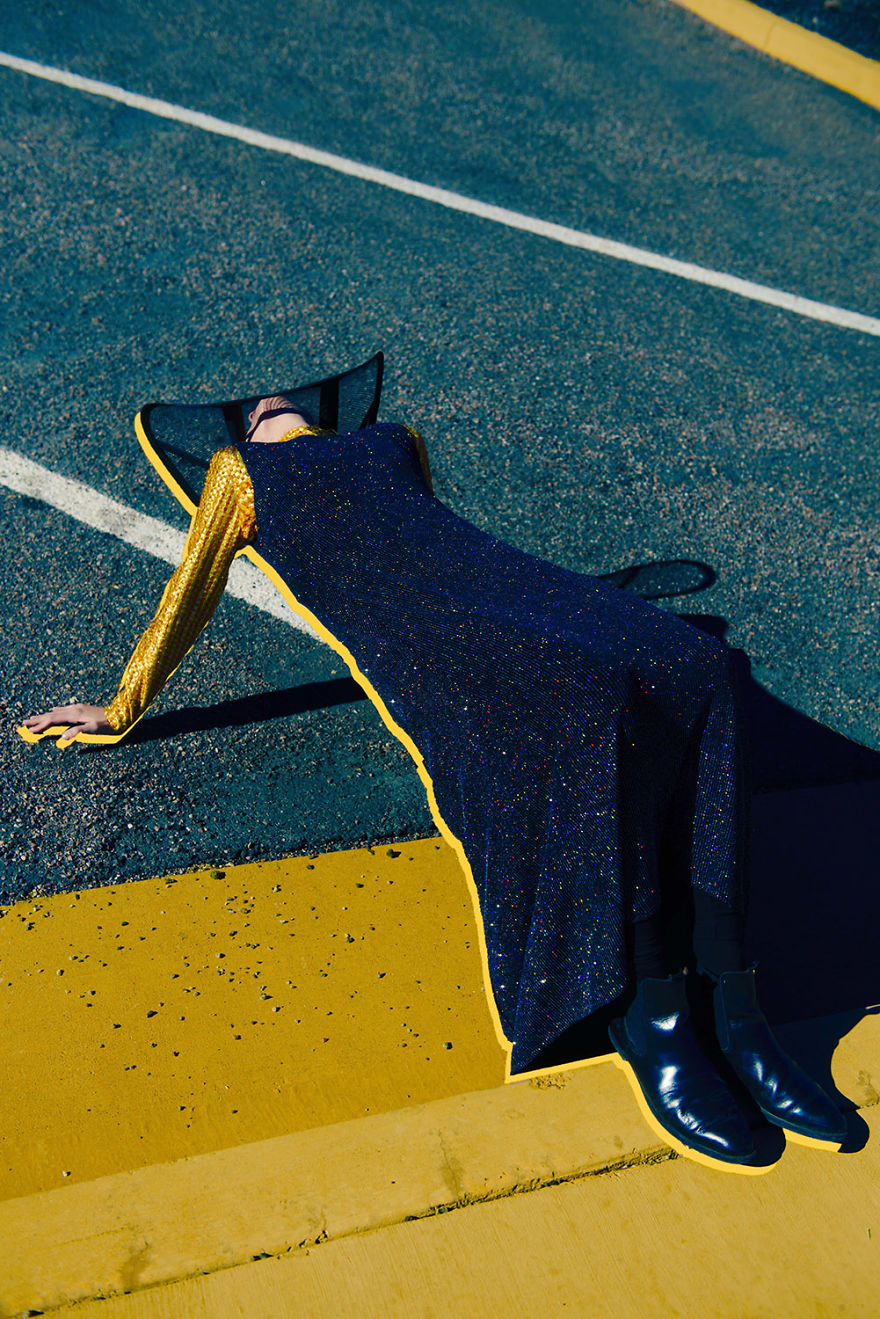 I Made A Surreal Selfportrait Photo Series While Roadtripping To The Usa