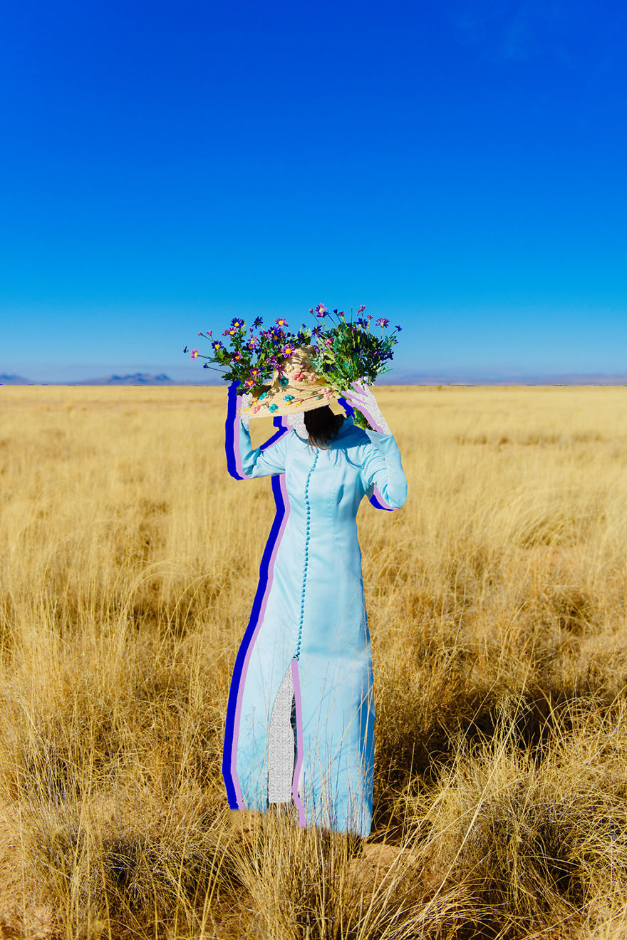 I Made A Surreal Selfportrait Photo Series While Roadtripping To The Usa