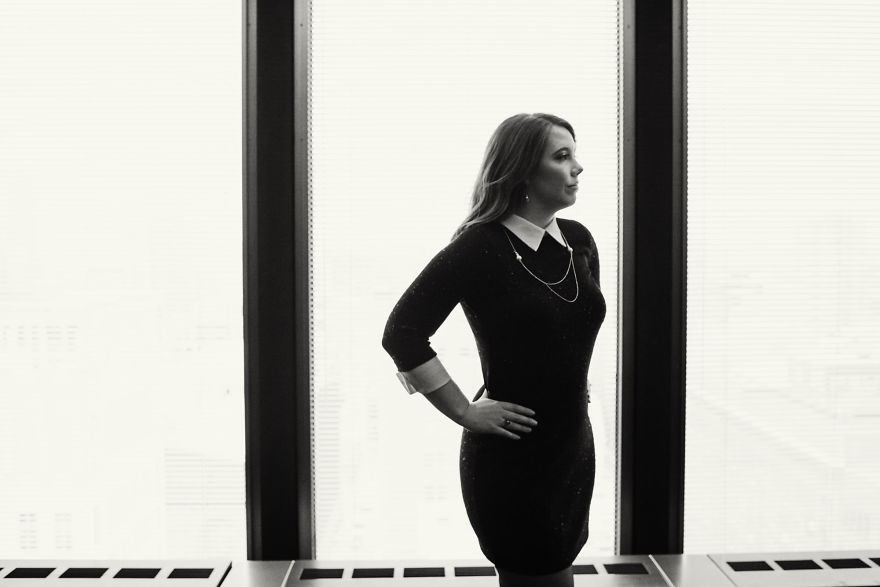 Couple Of Attorneys Use A Courtroom For Their Engagement Photos