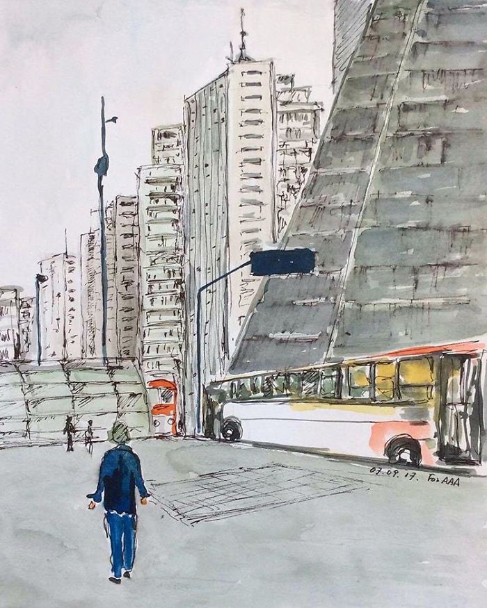 Korean Grandpa Succeeds In Drawing For His Grandchildren Korean Grandpa Succeeds In Drawing For His Grandchildren