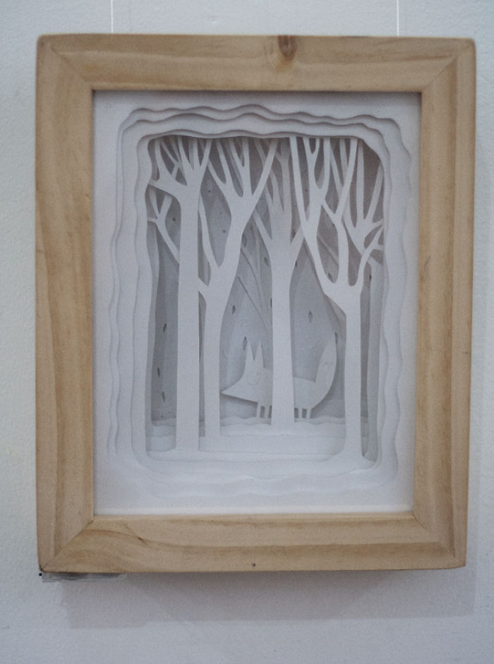 I Made Paper Dioramas Inspired By Nature And Animals