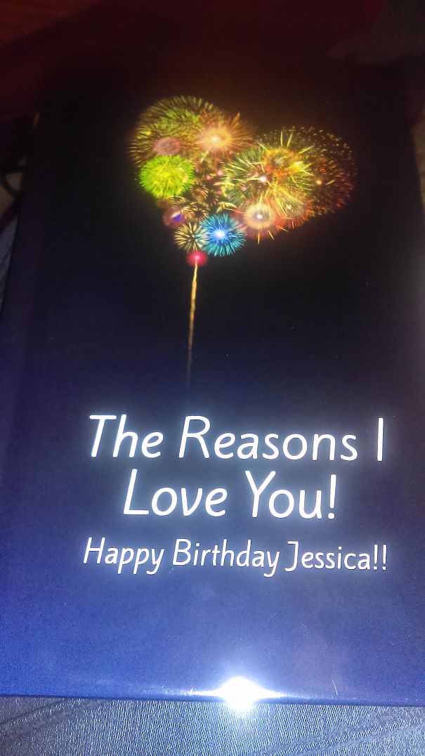 This Was Given To Me As A Birthday Gift Yesterday. I Literally Started To Cry Reading The Picture Book. My Boyfriend Really Went Above And Beyond.
