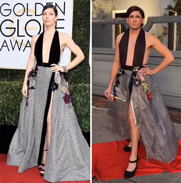 Tom Lenk As Jessica Biel