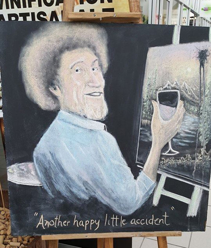 The Microbrewery Next To Where I Work Always Has The Best Chalk-Drawing Ads