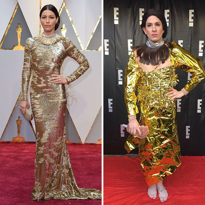 Tom Lenk As Jessica Biel