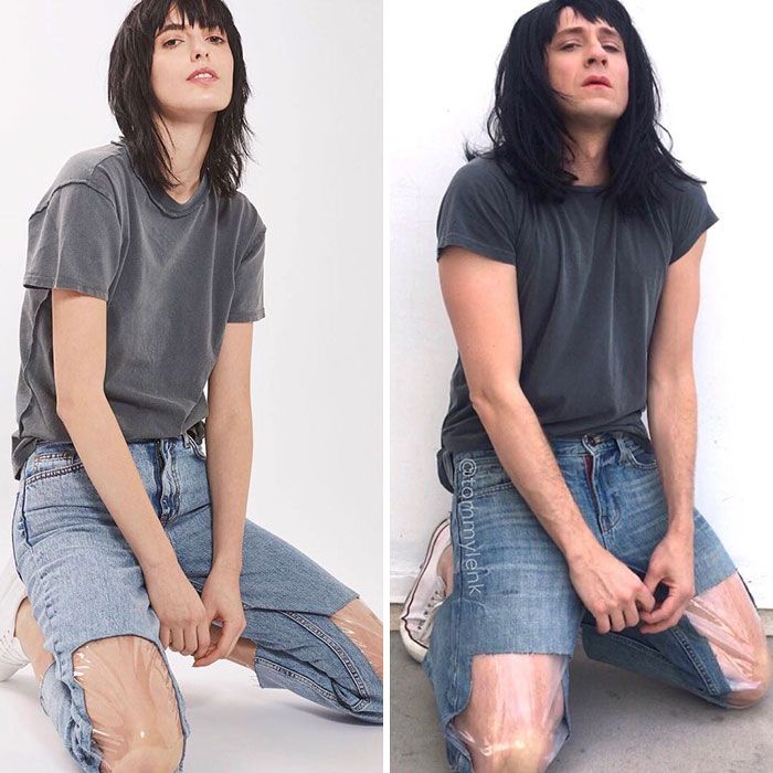 Tom Lenk As Topshop Model