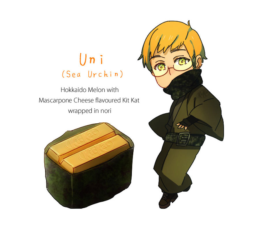 Illustrator Transform The Kit Kat Flavors Into Fantastic Anime Characters