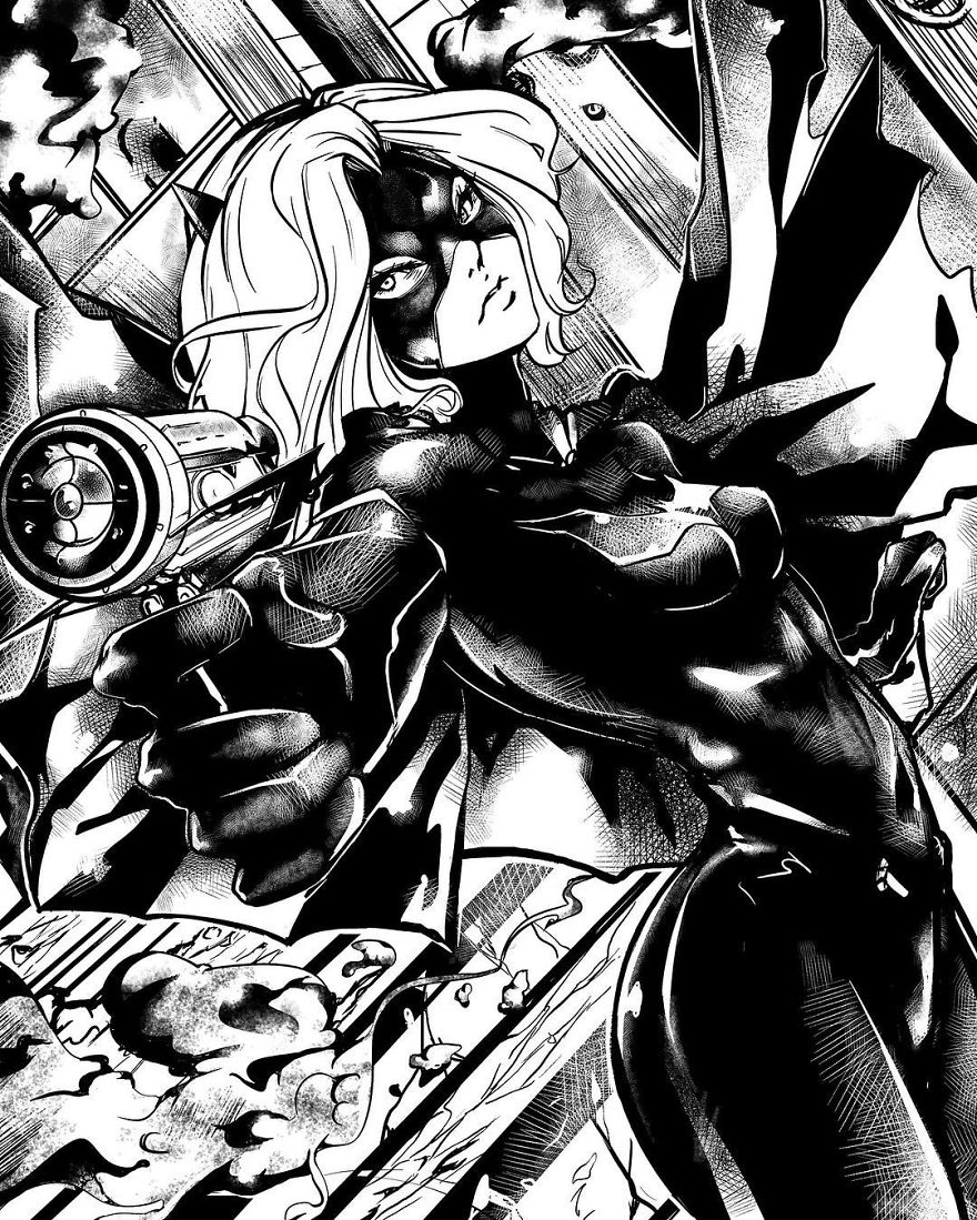 Turkish Artist Turns American Characters Into Manga