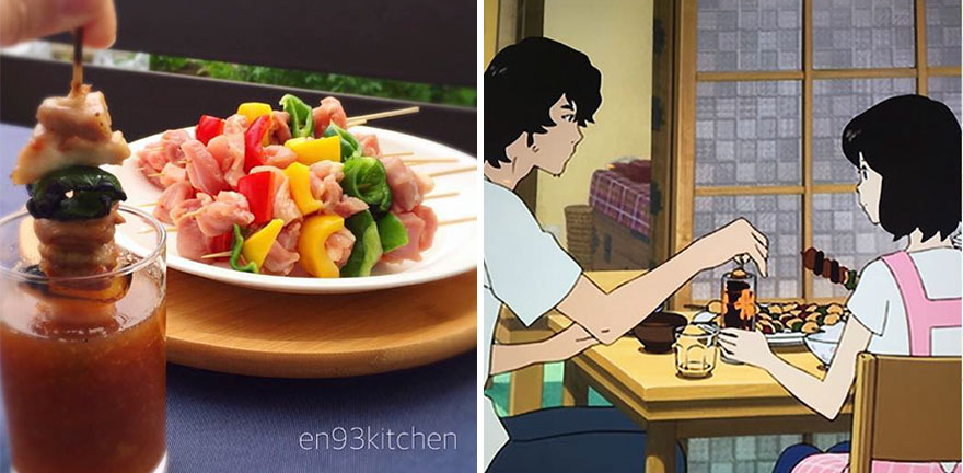 Meat-On-Sticks From Wolf Children