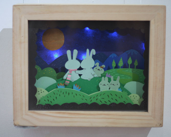 I Made Paper Dioramas Inspired By Nature And Animals