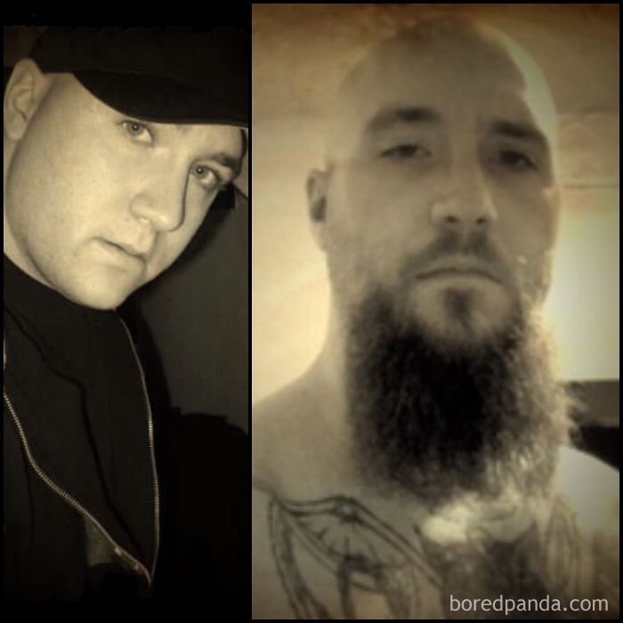 Hubby Went From Baby-Faced, To Sexy Viking. 😻 Wish Everyone Would Quit Telling Him To Shave It!