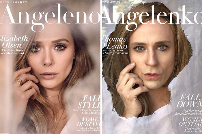 Tom Lenk As Elizabeth Olsen