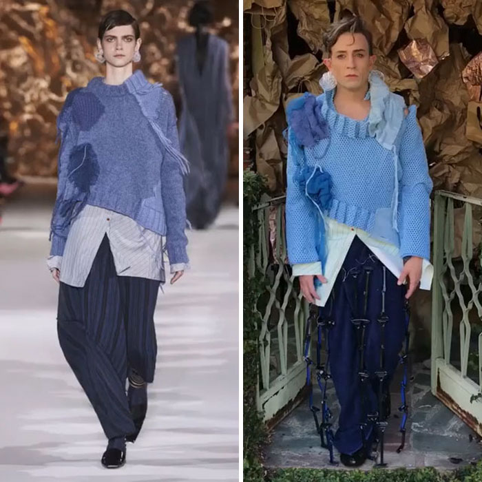 Tom Lenk As Acne Studios Model