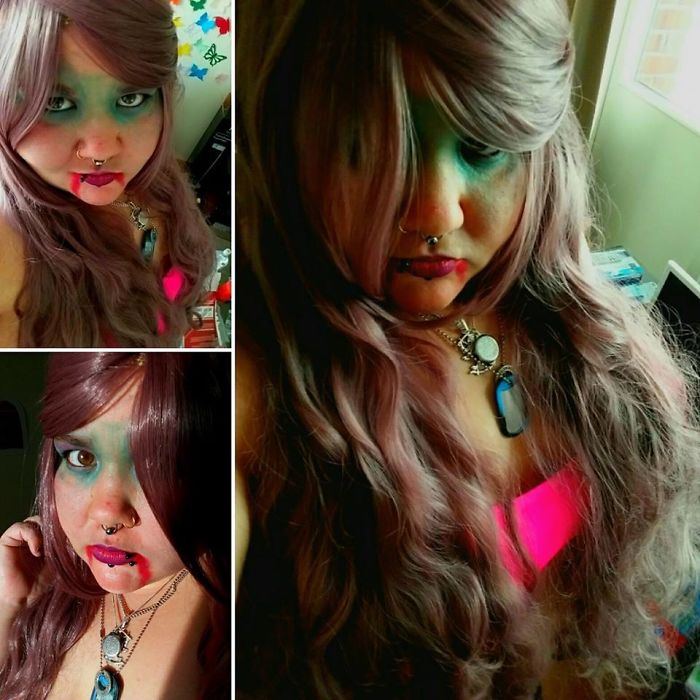 No Clue What I Wanted To Be. Just Painted My Face With Colors.