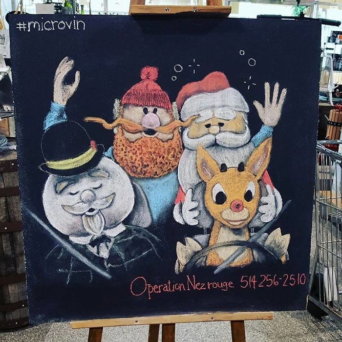 The Microbrewery Next To Where I Work Always Has The Best Chalk-Drawing Ads