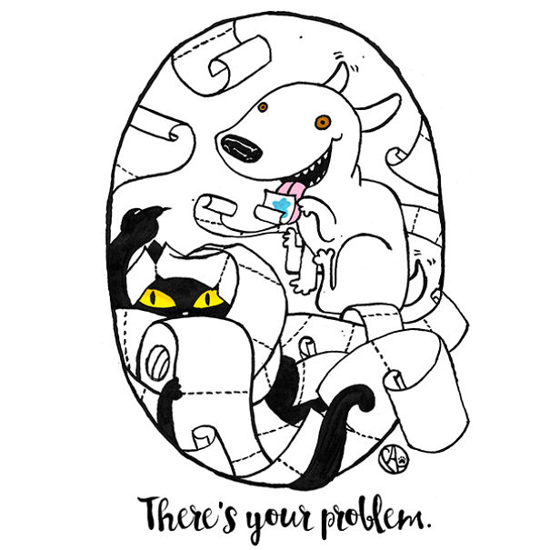 I Draw My Daily Life With 3 Cats And A Dog And Everyone Can Relate (+40 New Inks!)