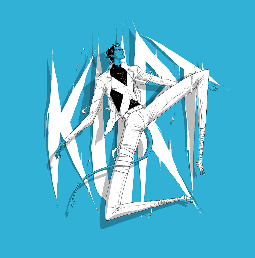 I Love The X-Men So I Illustrated Them In My Own Style