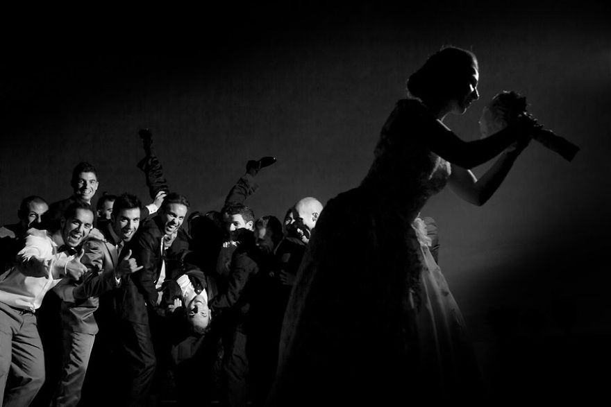 Award Winning Photographs Show The Excitement Of The Bride And Groom On A Great Wedding Day