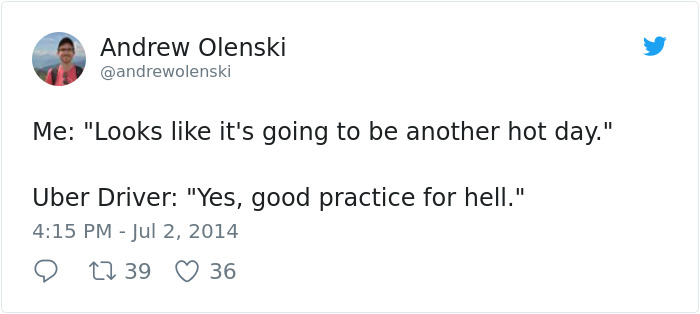 Another Hot Day In Uber