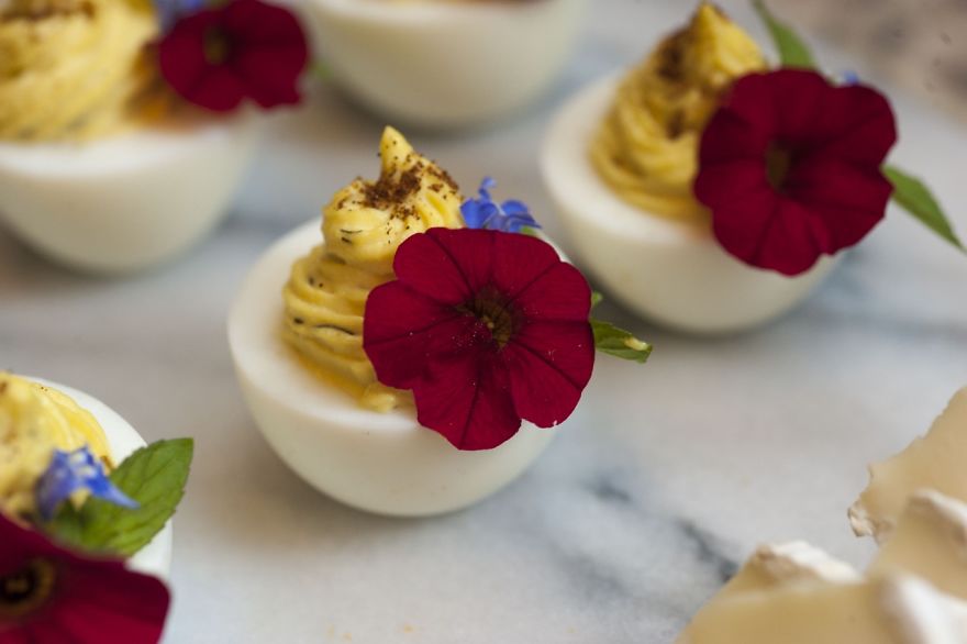 I Make Extra Fancy Deviled Eggs