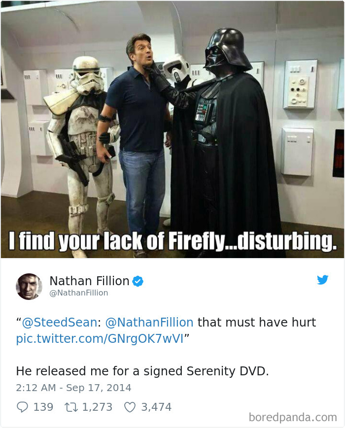 Nathan Fillion Post