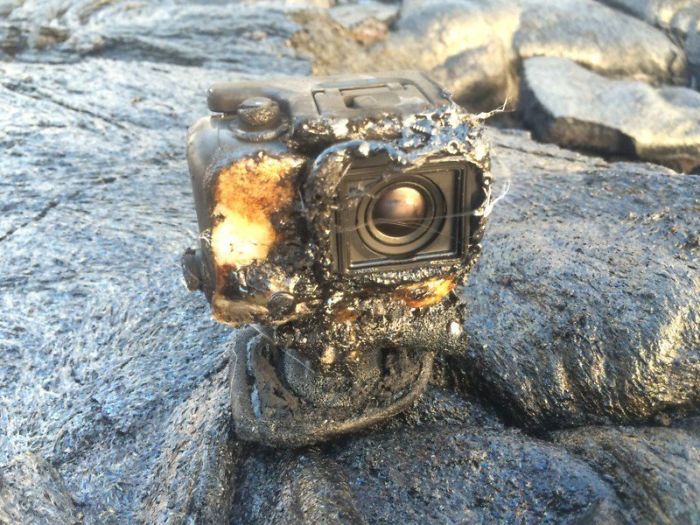 Camera Gopro Bathed In Lava And Shot Incredible Images