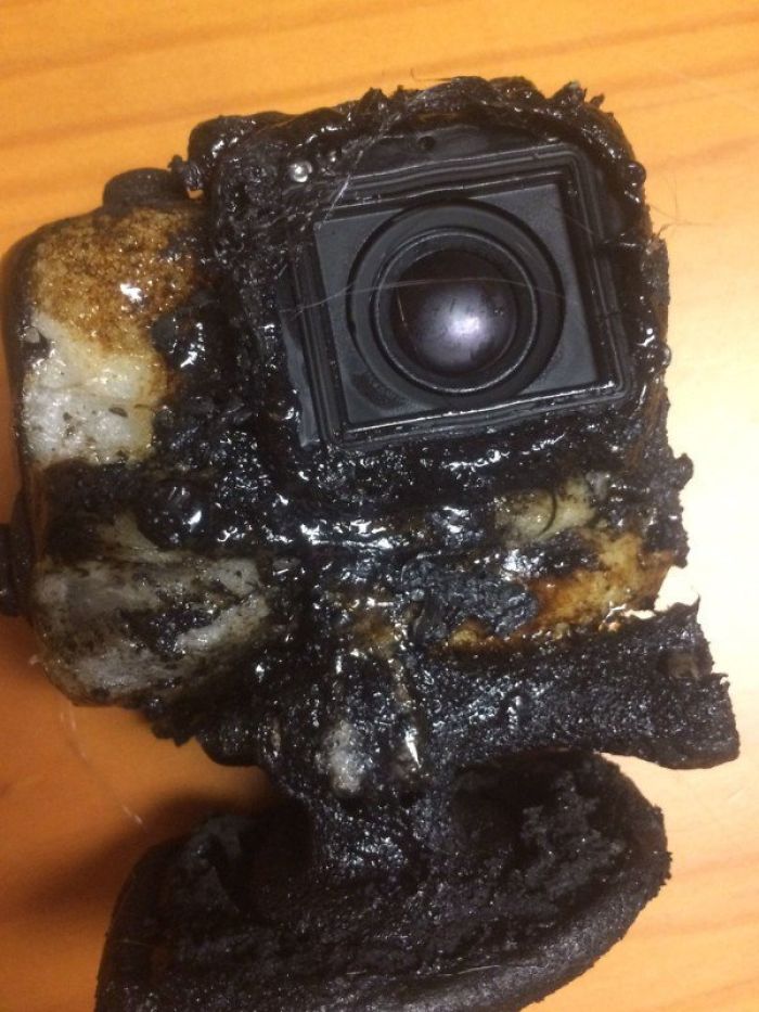 Camera Gopro Bathed In Lava And Shot Incredible Images