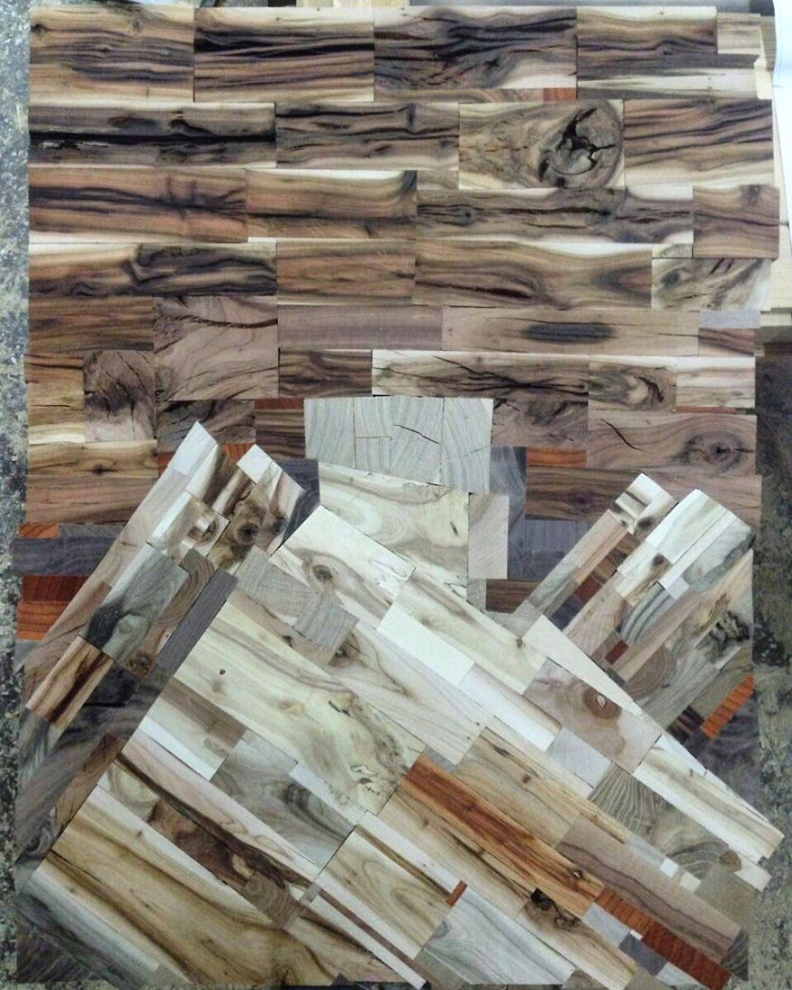 How To Make A Unique Mosaic Picture From Wood And Ceramic Tiles How To Make A Unique Mosaic Picture From Wood And Ceramic Tiles