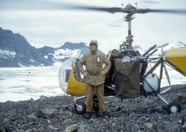 My Grandfather Surveying In Alaska 1950. He Was A Cartographer For The USGS